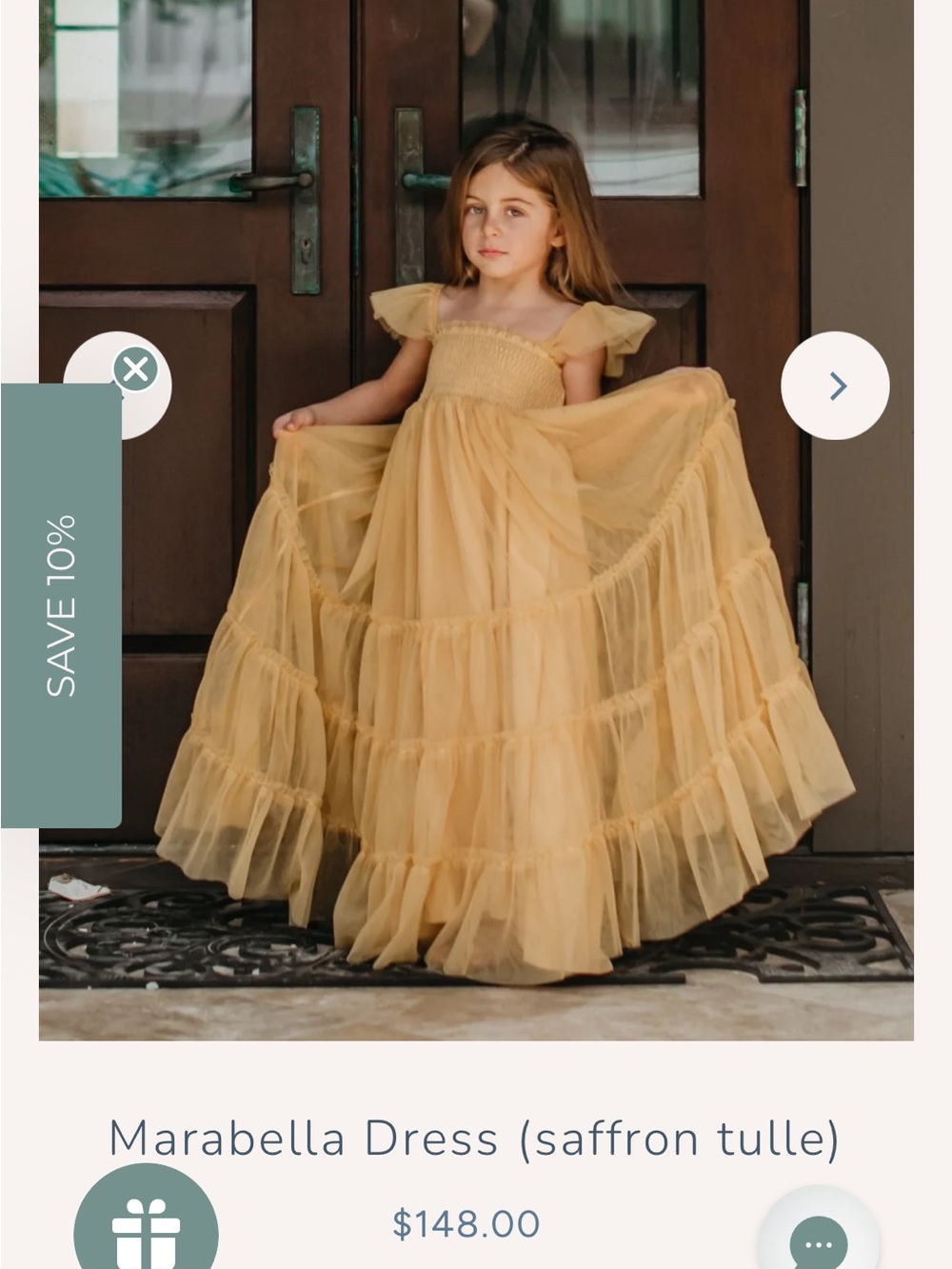 Indie girls dress size 8Y